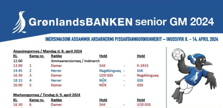 Kampprogram senior GM 2024